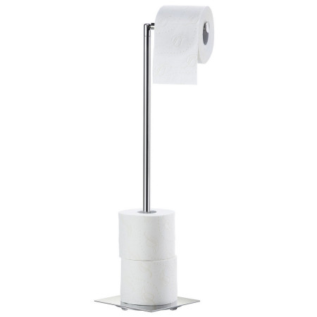 FK636 Smedbo Outline Lite Squared Freestanding Toilet Roll Holder (2)