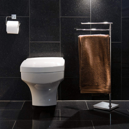 FK604 Smedbo Outline Lite Triple Towel Rail Lifestyle