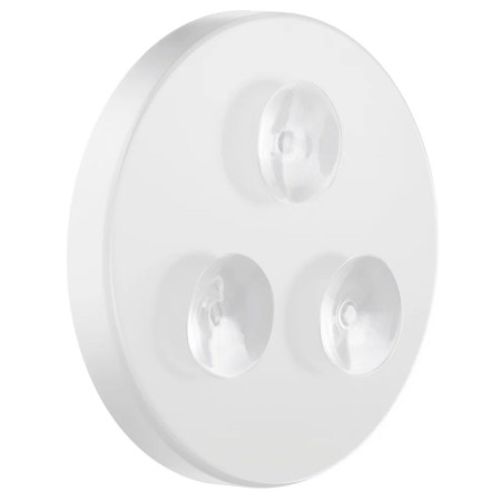 FX625 Smedbo Outline Lite White LED Make Up Mirror with Suction Cups Rear View