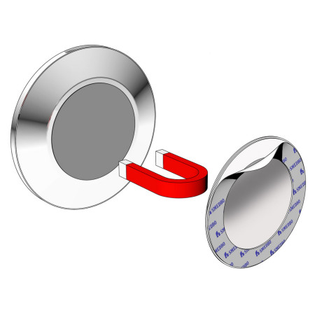 FK442 Smedbo Outline Magnetic Mirror Installation