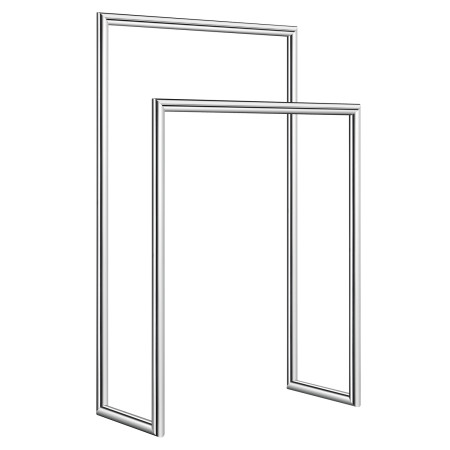 Smedbo Outline Stainless Steel Double Freestanding Towel Rail