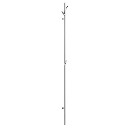 Smedbo Outline Vertical Hanger in Polished Stainless Steel