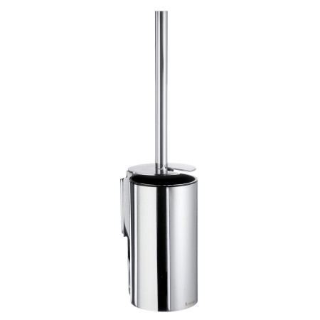 Smedbo Pool Chrome Toilet Brush & Container Wall Mounted