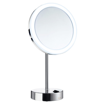 Smedbo Shaving & Make Up Mirror With LED Technology Polished Chrome