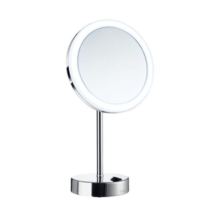Smedbo Battery Shaving & Makeup Mirror With LED Technology White