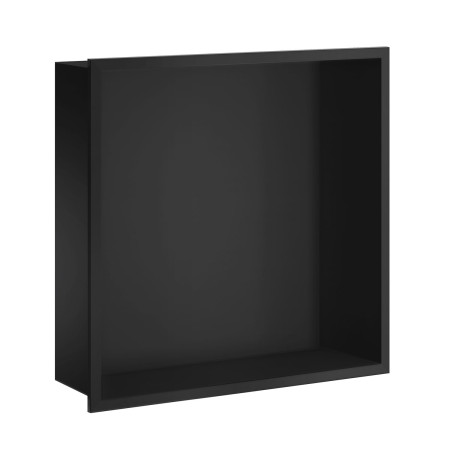 Smedbo Sideline Black 300 x 300mm Shower and Bathroom Wall Niche