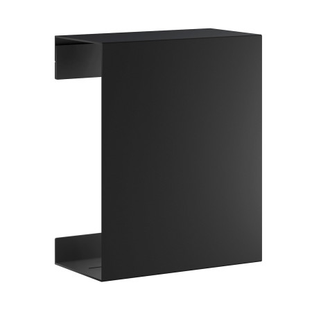 DB5020 Smedbo Sideline Black Bathroom Shelf with Wall Fixing