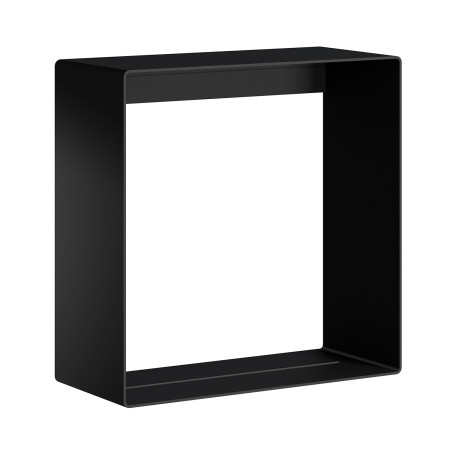 DB5021 Smedbo Sideline Black Bathroom and Shower Shelf with Wall Fixing