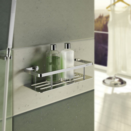 DK3001 Smedbo Sideline Design Soap Basket Bathroom Setting