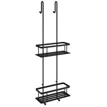 Smedbo Sideline Double Hanging Shower Basket Matt Black