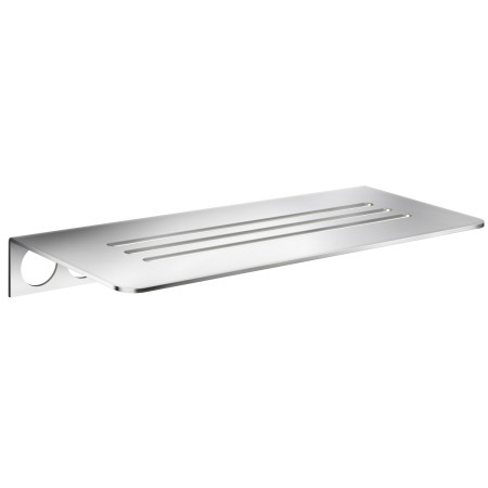 Smedbo Sideline Grout Line Stainless Steel Rectangular Shelf with Lines