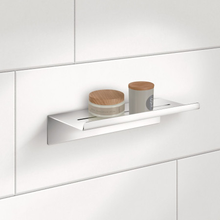 DK4100 Smedbo Sideline Self Adhesive Chrome Shower Shelf Lifestyle