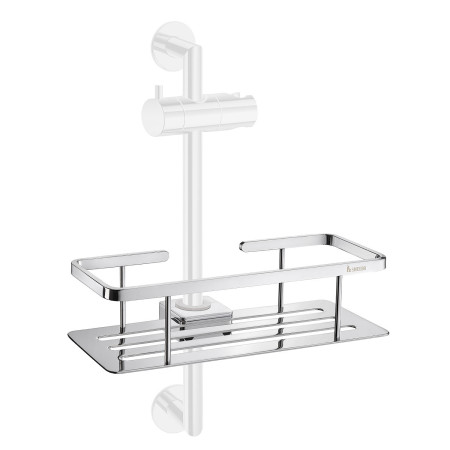 DK3006 Smedbo Sideline Shower Riser Rail Basket Chrome Cut Out