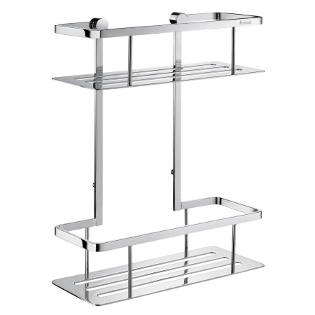 Smedbo Sideline Wall Mounted Double Shower Basket