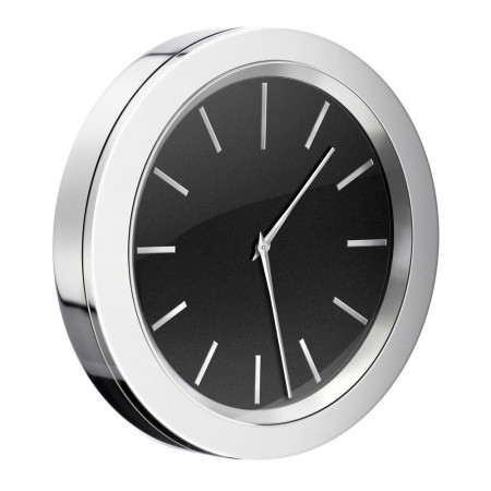 Smedbo Time Chrome and Black 60mm Diameter Clock