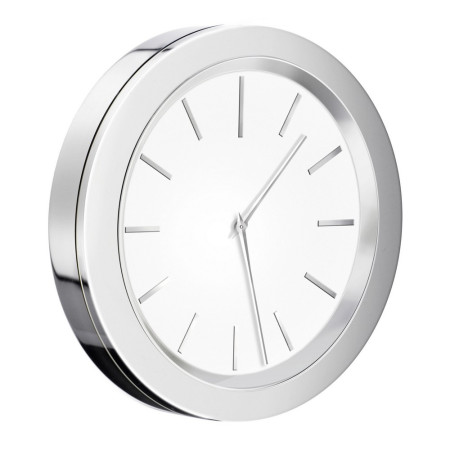 Smedbo Time Chrome and White 60mm Diameter Clock