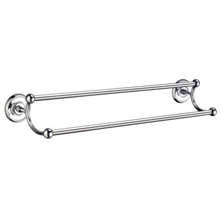 Smedbo Villa Double Towel Rail Polished Chrome