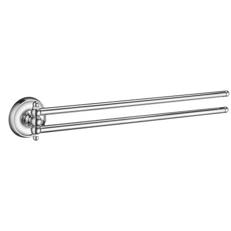 Smedbo Villa Swing Arm Towel Rail Polished Chrome