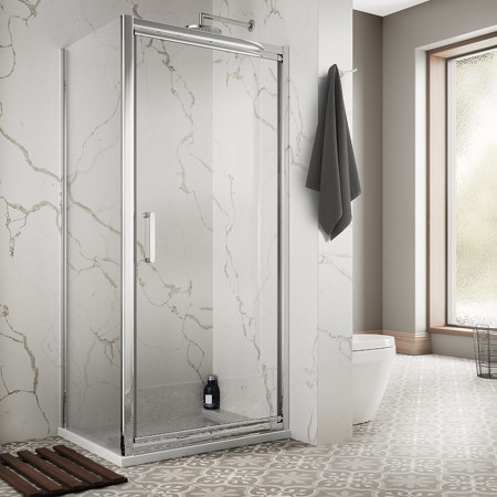 Vantara 8 760mm Chrome Infold Shower Door