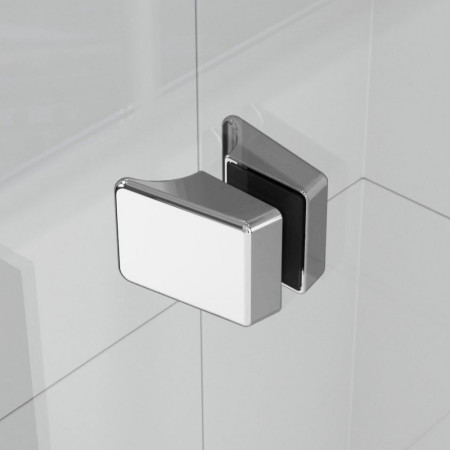 VATHV3C/VATHVIC Vantara Thrive 800mm Chrome In Out Pivot Recess Shower Door Handle