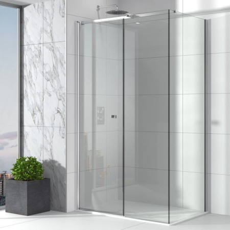 Vantara Thrive 1200mm Chrome In Out Pivot Corner Shower Door