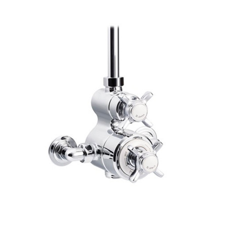 St James Classical Dual Thermostatic Shower Valve With England Handles