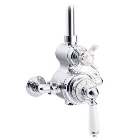 St James Traditional Thermostatic Shower Valve with England Handle & London Lever
