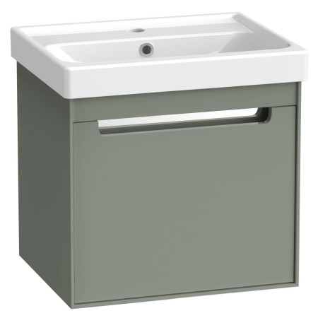 Tavistock Acumen 500mm Matt Laurel Green Wall Hung Vanity Unit and Basin