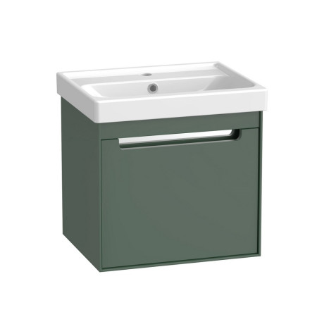 Tavistock Acumen 500mm Wall Mounted Viridian Green Vanity Unit and Basin