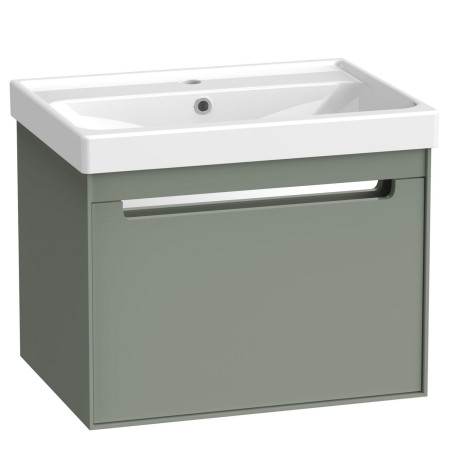 Tavistock Acumen 600mm Matt Laurel Green Wall Hung Vanity Unit and Basin