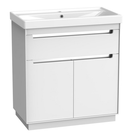 Tavistock Acumen 800mm Freestanding Gloss White Vanity Unit and Basin