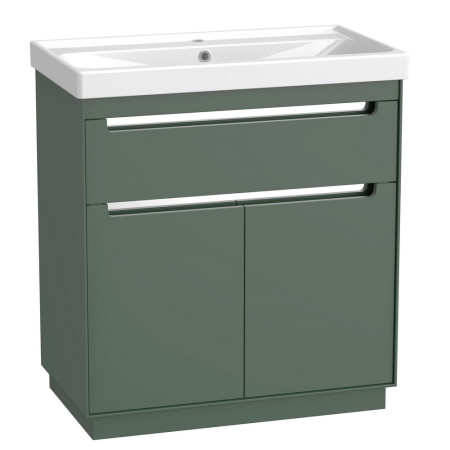 Tavistock Acumen 800mm Freestanding Viridian Green Vanity Unit and Basin