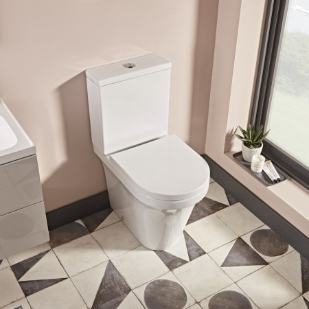 PCF650S/TS650S Tavistock Aerial Comfort Height Fully Enclosed Coupled WC and Cistern Lifestyle