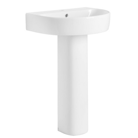 Tavistock Aerial Round 550mm Basin and Pedestal