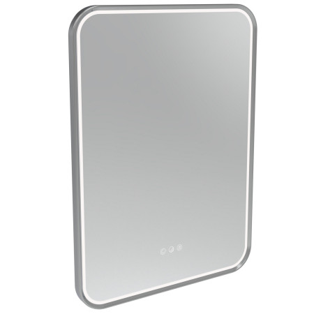Tavistock Alderbury 500 x 700mm Chrome Illuminated Rectangular Bathroom Mirror