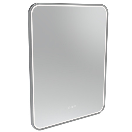 Tavistock Alderbury 600 x 800mm Chrome Illuminated Rectangular Bathroom Mirror