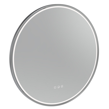 Tavistock Alderbury Circular 600mm Chrome Illuminated Bathroom Mirror