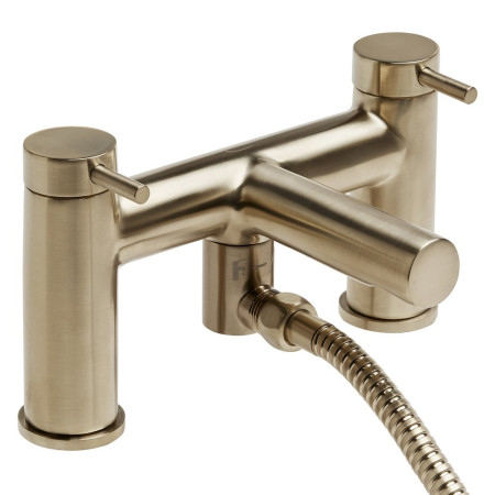Tavistock Anthem Deck Mounted Bath Shower Mixer in Brass