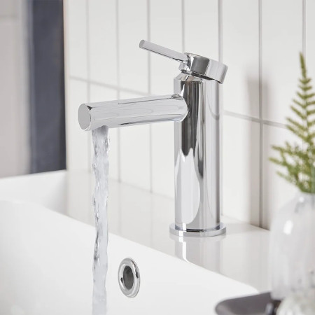 TAN99 Tavistock Anthem Eco Basin Mixer with Click Waste in Chrome Lifestyle