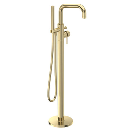 Tavistock Anthem Freestanding Bath Shower Mixer in Brushed Brass