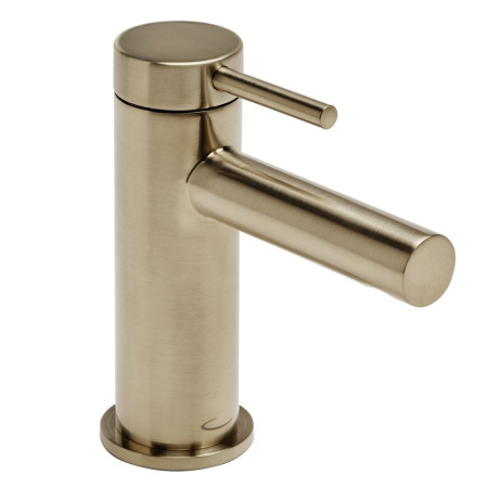 Tavistock Anthem Mini Basin Mixer with Click Waste in Brass