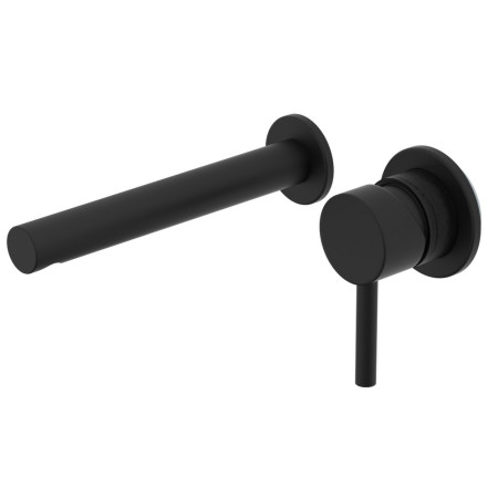 Tavistock Anthem Wall Mounted Basin Mixer in Black