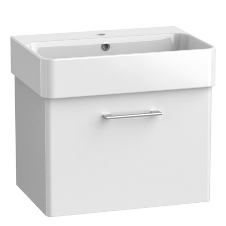 Tavistock Arlo Gloss White 600mm Wall Hung Vanity Unit and Basin