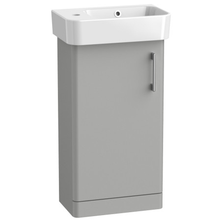 Tavistock Arlo Matt Light Grey 400mm Cloakroom Vanity Unit and Basin