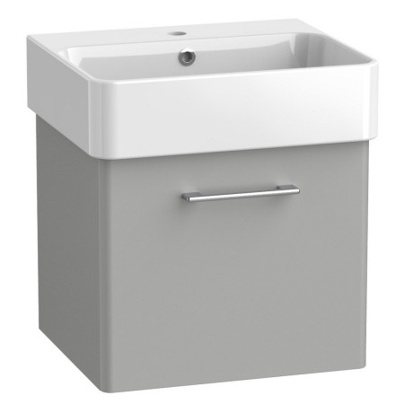 Tavistock Arlo Matt Light Grey 500mm Wall Hung Vanity Unit and Basin