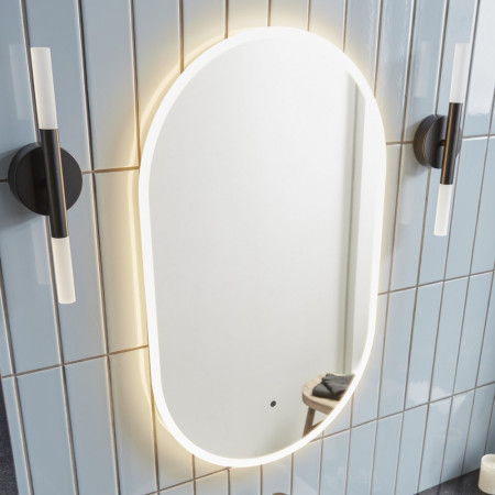 AS50ALP Tavistock Aster 500 x 800mm Illuminated Pill Mirror with Wall Lights