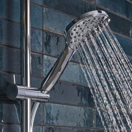 SAX2549 Tavistock Axiom Dual Function Push Button Valve with Shower Head and Shower Handset (5)