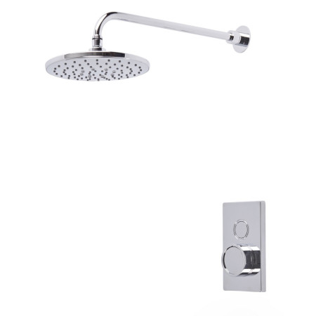 Tavistock Axiom Push Button Concealed Valve with Overhead Shower