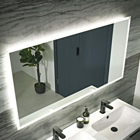BTM045 Tavistock Beta 450mm Illuminated Mirror Bathroom Setting