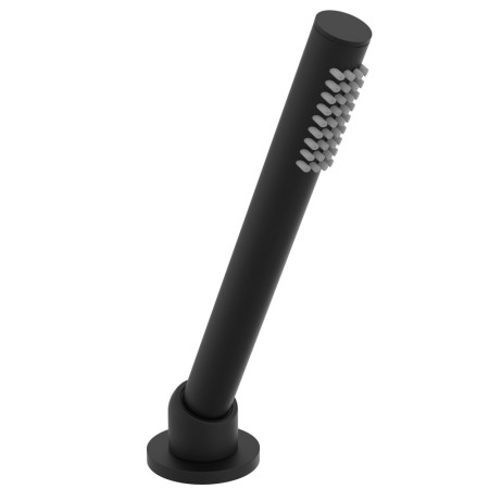 Tavistock Black Round Bath Deck Mounted Shower Handset Kit